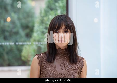 Roma, November 4, 2021 - Ambra Angiolini photo shooting Stock Photo