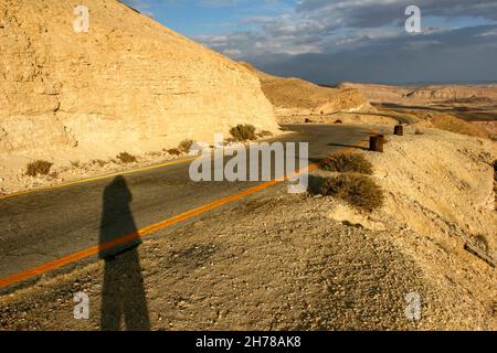 Negev Desert Landscape Photographed At HaMakhtesh HaGadol (The Big ...