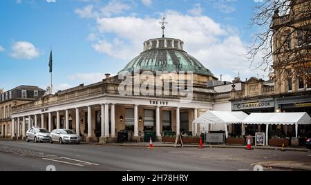The Ivy Restaurant in Rotunda Terrace in Cheltenham Gloucestershire, UK on 16 November 2021 Stock Photo