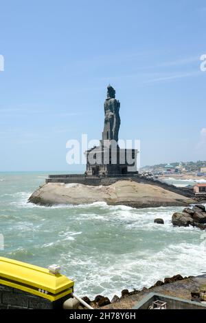 Thiruvalluvar Statue, kanyakumari, Tamil nadu, India Stock Photo