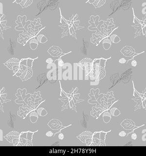 clipart, a set of vector drawings, tree branches for design, graphics Stock Photo