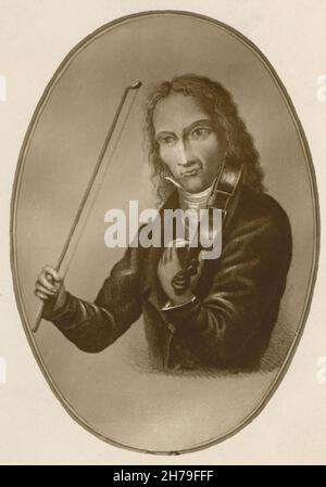 PAGANINI Niccolo ©Archives-Zephyr/Opale.photo *** Local Caption *** Stock Photo