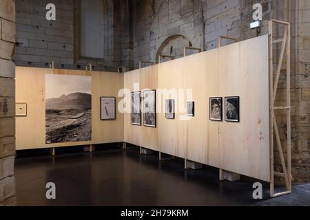 Photo Exhibition or Photographic Exhibition at the Annual Rencontres d'Arles Photo Festival Arles Provence France Stock Photo