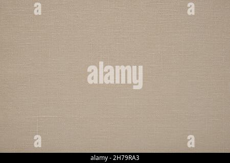 White linen fabric texture background Stock Photo