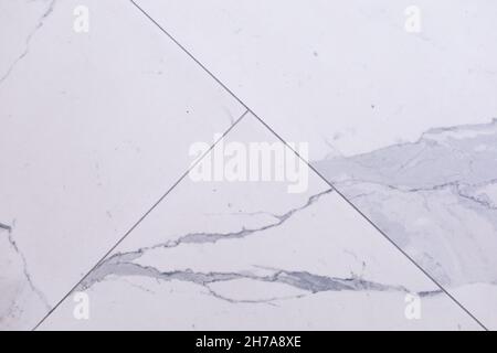 White Marble Wall Texture Background. seamless marble tile wall pattern , for Interiors design Stock Photo