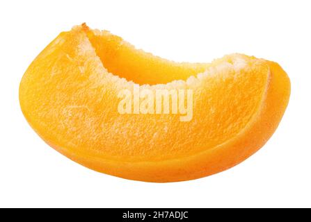 apricot slice isolated on the white background Stock Photo - Alamy