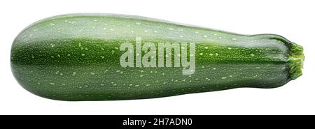 Zucchini or courgettes isolated on white background with clipping path Stock Photo