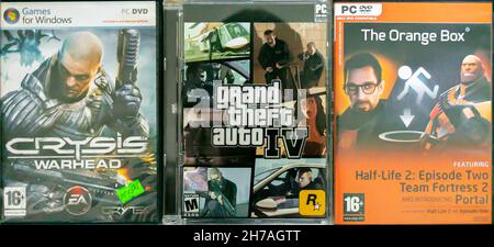 Grand Theft Auto SAN ANDREAS - COMPLETE PC DVD Video Game - German