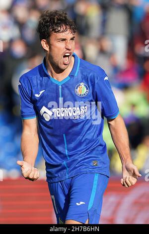 Getafe Cf S Jaime Mata Celebrates Goal During La Liga Match In Getafe Spain On November 21 21 Photo By Acero Alter Photos Sipa Usa Stock Photo Alamy Getafe Cf S Jaime Mata Celebrates Goal During La Liga Match In Getafe Spain On November 21 21 Photo By Acero Alter Photos Sipa Usa Stock Photo Alamy