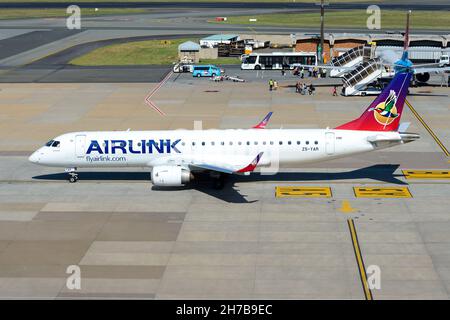 Airlink South Africa Embraer 190 aircraft close view. Airlink airlines ...