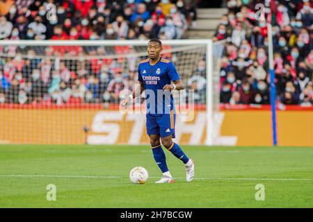 Granada, Spain. 21st Nov, 2021. David Alaba seen in action during the La Liga Santander match between Granada CF and Real Madrid at Nuevo Los Carmenes Stadium, in Granada. (Final Score; Granada CF 1:4 Real Madrid) Credit: SOPA Images Limited/Alamy Live News Stock Photo