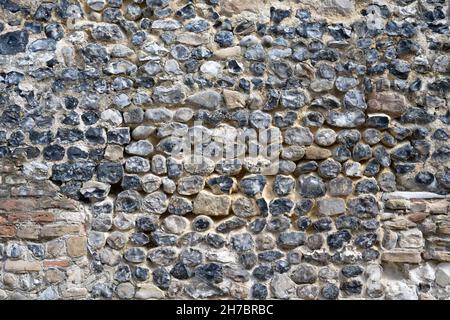 High detail texture / Background of an old stone wall Stock Photo