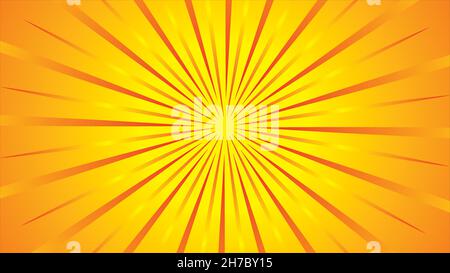 Sun Rays for Comic Books Radial Background Vector Stock Vector Image ...