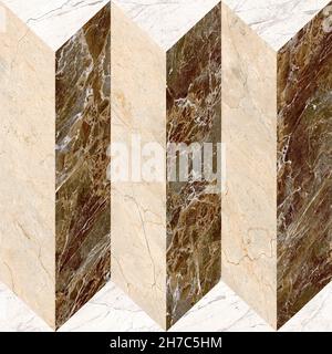 Experience the allure of geometric design with stone marble and ceramic tiles Stock Photo
