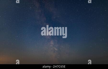 A breathtaking view of the Milky Way galaxy sprawling across the night ...