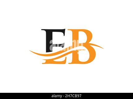 EB Linked Logo for business and company identity. Creative Letter EB Logo Vector Stock Vector