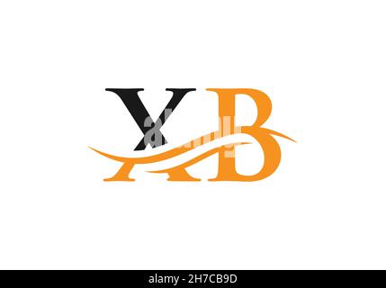 XB Letter Linked Logo for business and company identity. Initial Letter XB Logo Vector Template Stock Vector