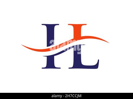 Initial IL letter linked logo vector template. Swoosh letter IL logo design. IL Logo design vector Stock Vector