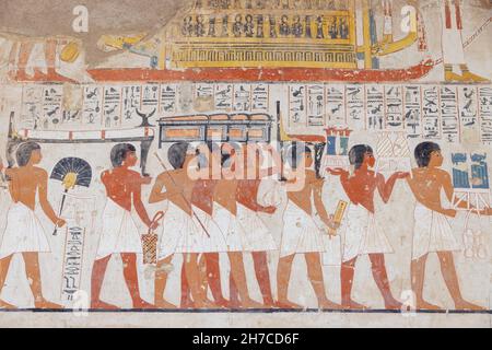 Ancient Egyptian Funeral Procession Stock Photo - Alamy