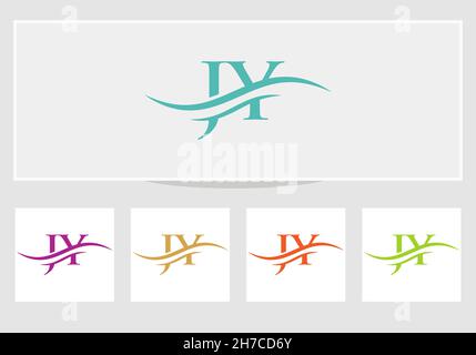 Initial JY letter linked logo vector template. Swoosh letter JY logo design. JY Logo design vector Stock Vector