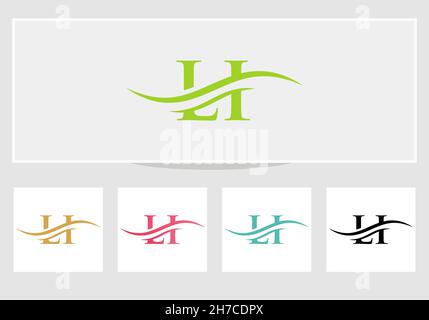 Initial linked letter LI logo design. Modern letter LI logo design vector with modern trendy Stock Vector