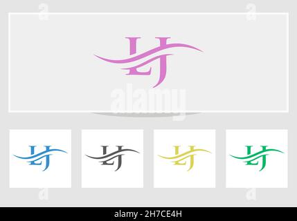 LJ letter logo. Initial LJ letter business logo design vector template Stock Vector