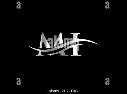 Initial linked letter MI logo design. Modern letter MI logo design vector with modern trendy Stock Vector