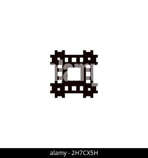 Hashtag flat icon. Simple style social media poster background symbol. Logo design element. T-shirt printing. Vector for sticker. Stock Vector