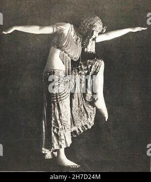 Portrait of French actress, singer, dancer and TV presenter Catherine ...
