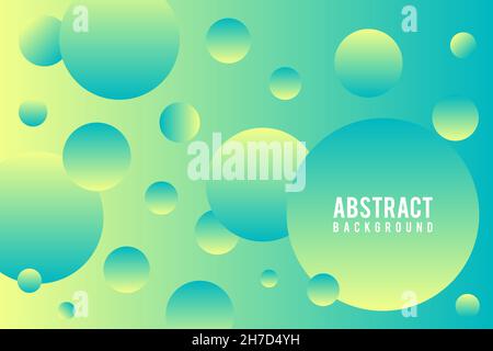 Abstract background with gradient colors and round shapes. Vector Illustration Stock Vector