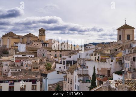 View of the town of Cehegin, Murcia, Spain. Stock Photo