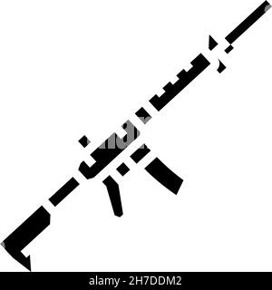 centerfire rifle line icon vector illustration Stock Vector Image & Art ...