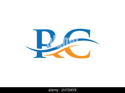 rc linked logo for business and company identity creative letter rc logo vector 2h7dky8