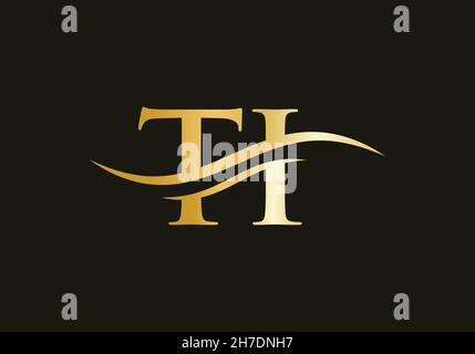 Initial linked letter TI logo design. Modern letter TI logo design vector with modern trendy Stock Vector