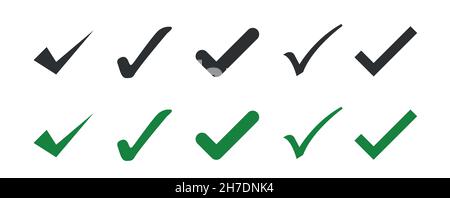 WebApproval check icon isolated, set quality sign. Stock vector Stock Vector