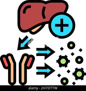 complement system color icon vector illustration Stock Vector