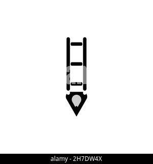 Author line icon. Simple style book shop big sale poster background symbol. Logo design element. T-shirt printing. Vector for sticker. Stock Vector