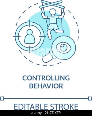 Constant controlling concept icon Stock Vector