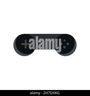 Joystick flat icon. Game equipment symbol. Console sign Logo design element. Stock Vector