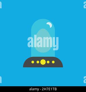 Incubator flat icon. Bird farm symbol. Business sign. Logo design element Stock Vector