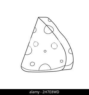 Pencil and crayons isolated coloring page for kids