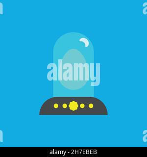 Incubator flat icon. Bird farm symbol. Business sign. Logo design element Stock Vector