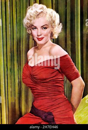 Iconic American film actress Marilyn Monroe Stock Photo