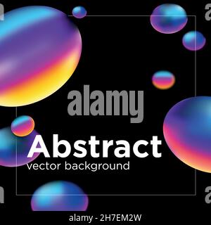 Abstract liquid shape. Fluid design. Stock Vector