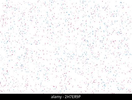 Abstract background of sprayed paint of pink and blue colours over white background. Stock Photo