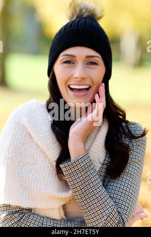 Beautiful woman outdoors Stock Photo