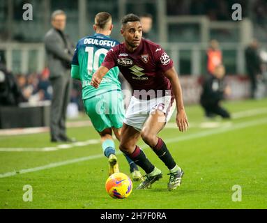 Koffi Djidji (Torino FC) during Torino FC vs SSC Napoli, italian