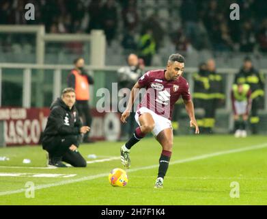 Koffi Djidji (Torino FC) during Torino FC vs SSC Napoli, italian