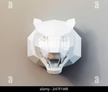 Best Papercraft Wall Art - Buy Animal Head 3D Wall Art To Build -  PAPERCRAFT WORLD