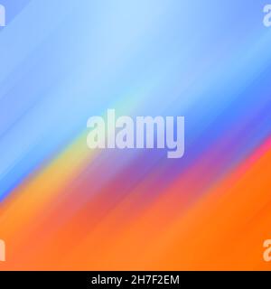Abstract blue fast motion background with blurred lines Stock Photo
